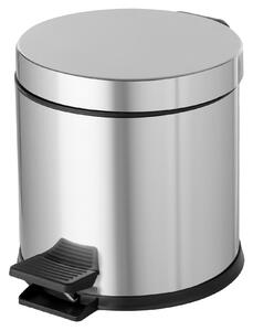 Pedálový odpadkový koš Compactor 3 L, pro koupelny a WC, nerezová ocel