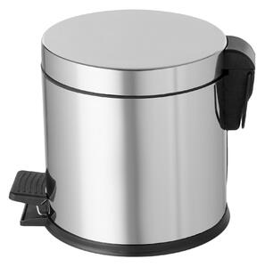 Pedálový odpadkový koš Compactor 3 L, pro koupelny a WC, nerezová ocel