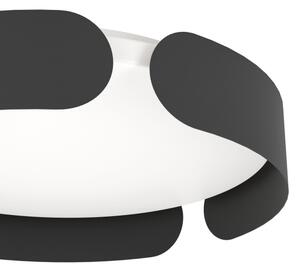 Eglo 99621 - LED Stropní svítidlo VALCASOTTO LED/20W/230V pr. 37 cm černá
