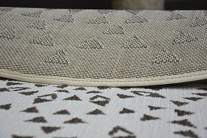 Balta Kulatý koberec Sisal FLAT 48715/768 krémový Rozměr: průměr 120 cm
