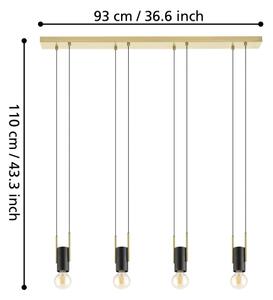 Eglo 98858 - Lustr na lanku BITACHITO 4xE27/40W/230V