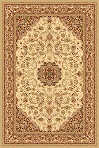 Klasický vlněný koberec Agnella Isfahan Damo Krémový Rozměr: 200x300 cm