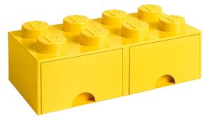 Žlutý úložný box LEGO® Storage 25 x 50 cm