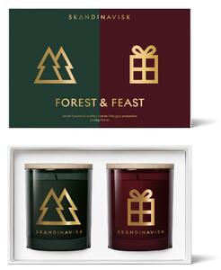 Skandinavisk Dárková sada svíček Forest & Feast - 2 ks SDK222