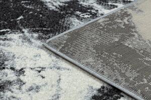 Makro Abra Moderní kusový koberec KAKE 25817657 Mramor černý / bílý Rozměr: 80x150 cm
