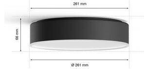 Philips -LED Stmívatelné svítidlo Hue ENRAVE S LED/9,6W/230V pr. 261 mm černá+DO
