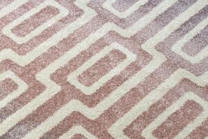 Makro Abra Moderní kusový koberec KAKE 25809657 fialový / růžový / šedý Rozměr: 80x150 cm