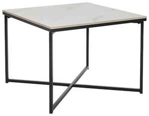 KONFERENČNÍ STOLEK, černá, bílá, kov, keramika, 60/43/60 cm Livetastic, Online Only