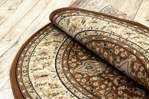 Makro Abra Kulatý koberec klasický ROYAL ADR 1745 hnědý Rozměr: průměr 150 cm