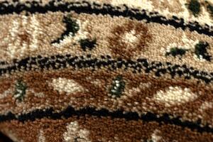 Makro Abra Kulatý koberec klasický ROYAL ADR 1745 hnědý Rozměr: průměr 120 cm