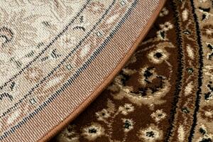 Makro Abra Kulatý koberec klasický ROYAL ADR 521 hnědý Rozměr: průměr 150 cm