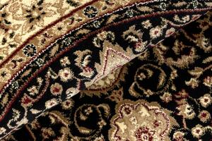 Makro Abra Kulatý koberec klasický ROYAL ADR 521 černý Rozměr: průměr 120 cm