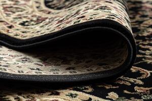 Makro Abra Oválný koberec ROYAL ADR 1745 černý Rozměr: 200x290 cm