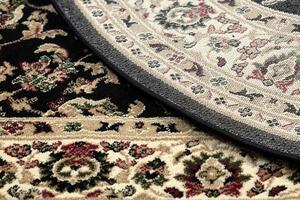 Makro Abra Oválný koberec ROYAL ADR 1745 černý Rozměr: 200x290 cm