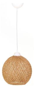 Lustr na lanku JUTE 1xE27/60W/230V béžová
