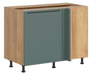 BRW Kuchyně Family Line Iris DNW-125/82/65-P/B, boho green matt