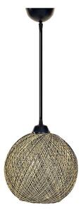 Lustr na lanku JUTE 1xE27/60W/230V žlutá