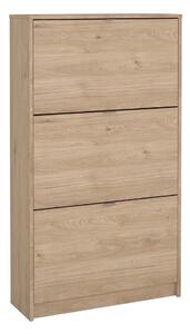 Výklopný botník v dekoru dubu v přírodní barvě 70x124x24 cm Shoes – Tvilum