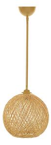 Lustr na lanku JUTE 1xE27/60W/230V béžová