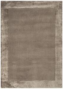 Timzo Moderní kusový koberec Ascot Taupe Jednobarevný tmavě šedý Rozměr: 80x150 cm