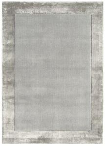Timzo Moderní kusový koberec Ascot Silver Jednobarevný šedý Rozměr: 120x170 cm