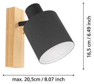 Eglo 99488 - Nástěnné svítidlo BATALLAS 1xE27/10W/230V