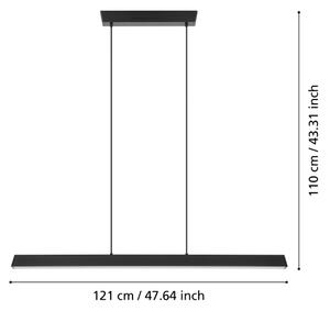 Eglo 99603 - LED RGBW Stmívatelný lustr na lanku SIMOLARIS-Z LED/35W/230V