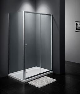 ROSS RELAX KOMBI - obdélníkový sprchový kout 120x80 cm, čiré sklo 6 mm