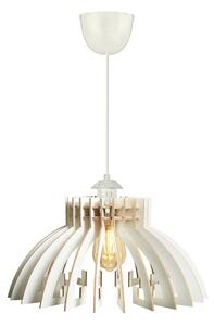 Lustr na lanku 1xE27/60W/230V bílá pr. 39 cm