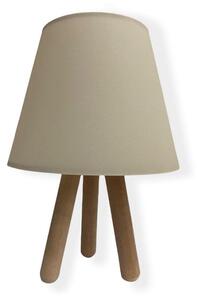Stolní lampa WOOD 1xE27/60W/230V béžová