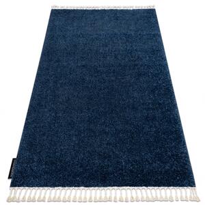 Makro Abra Moderní kusový koberec BERBER 9000 Granat modrý Rozměr: 80x150 cm