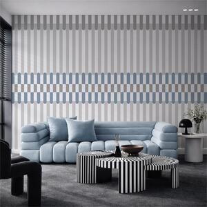 Fototapety Pruhovaný vzor v odstínech šedé a modré, Fototapety geometrie, w05150v6 : uwalls.cz