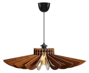 Lustr na lanku 1xE27/60W/230V hnědá pr. 52 cm