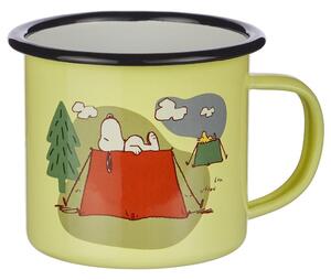 PEANUTS Hrnek smaltovaný 380 ml - žlutá