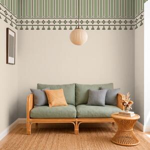 Fototapety Ozdobný okraj v zelených odstínech, Tapety Unikátní, w05151v1 : uwalls.cz