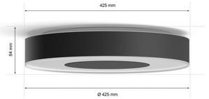 Philips-LED RGB Stmívatelné stropní svítidlo Hue LED/52,5W/230V pr. 425 mm černá