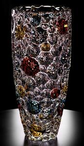 Váza skleněná vysoká BG90070 Křišťál
