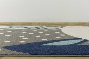 Makro Abra Dětský kusový koberec EMILY KIDS 2323A Králiček modrý / šedý Rozměr: 200x290 cm