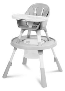 Jídelní židlička Velmo 3v1 CARETERO šedá