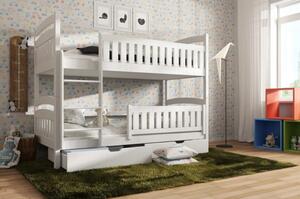Dětská postel se šuplíky BIBI - 70x160, bílá
