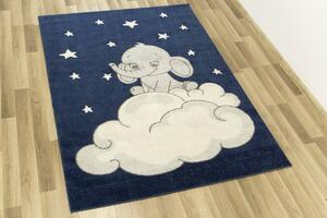 Makro Abra Dětský kusový koberec EMILY KIDS 2342A Slůně modrý Rozměr: 160x230 cm