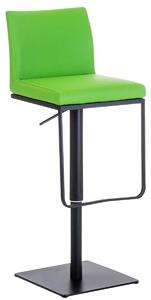 Barová židle Methow - umělá kůže | zelená