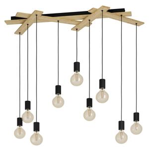 Eglo 43641 - Lustr na lanku MONMOUNT 9xE27/40W/230V