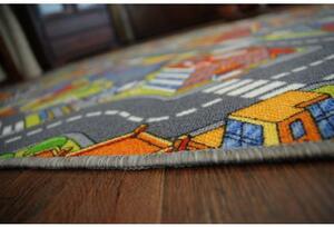 Associated Weavers Dětský kusový koberec ULIČKY BIG CITY šedý Rozměr: 250x400 cm