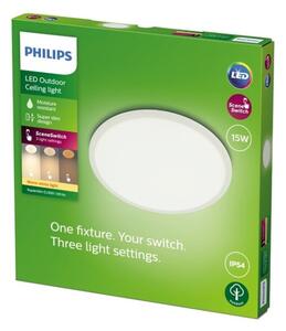 Philips - LED Stmívatelné venkovní svítidlo SUPERSLIM LED/15W/230V IP54 bílá
