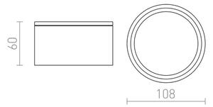 RED - Design Rendl - R10428 - Venkovní svítidlo MERIDO 1xGX53/11W/230V IP44 bílá