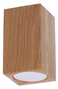 Sollux SL.1040 - Bodové svítidlo KEKE 1xGU10/40W/230V 10 cm dub