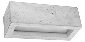 Sollux SL.0992 - Nástěnné svítidlo VEGA 1xE27/60W/230V 30 cm beton