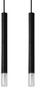 Sollux SL.0961 - Lustr na lanku VIZIER 2xG9/40W/230V černá