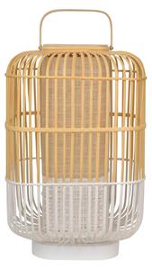 Stolní lampa Forestier, Bamboo, Bílá, Obývací pokoj, Bambus, Design